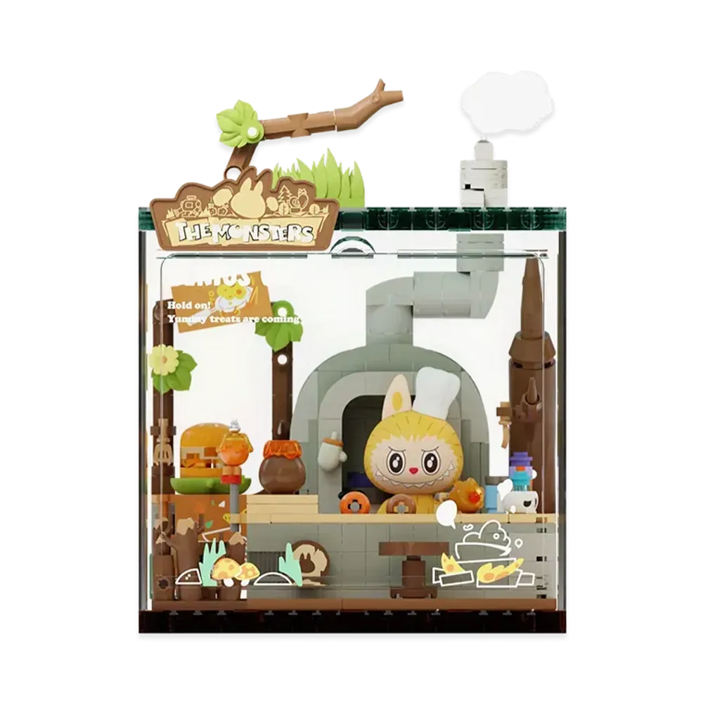 POP MART THE MONSTERS (LABUBU) Forest Secret Base Series Blocks Part 2 Genius Cook