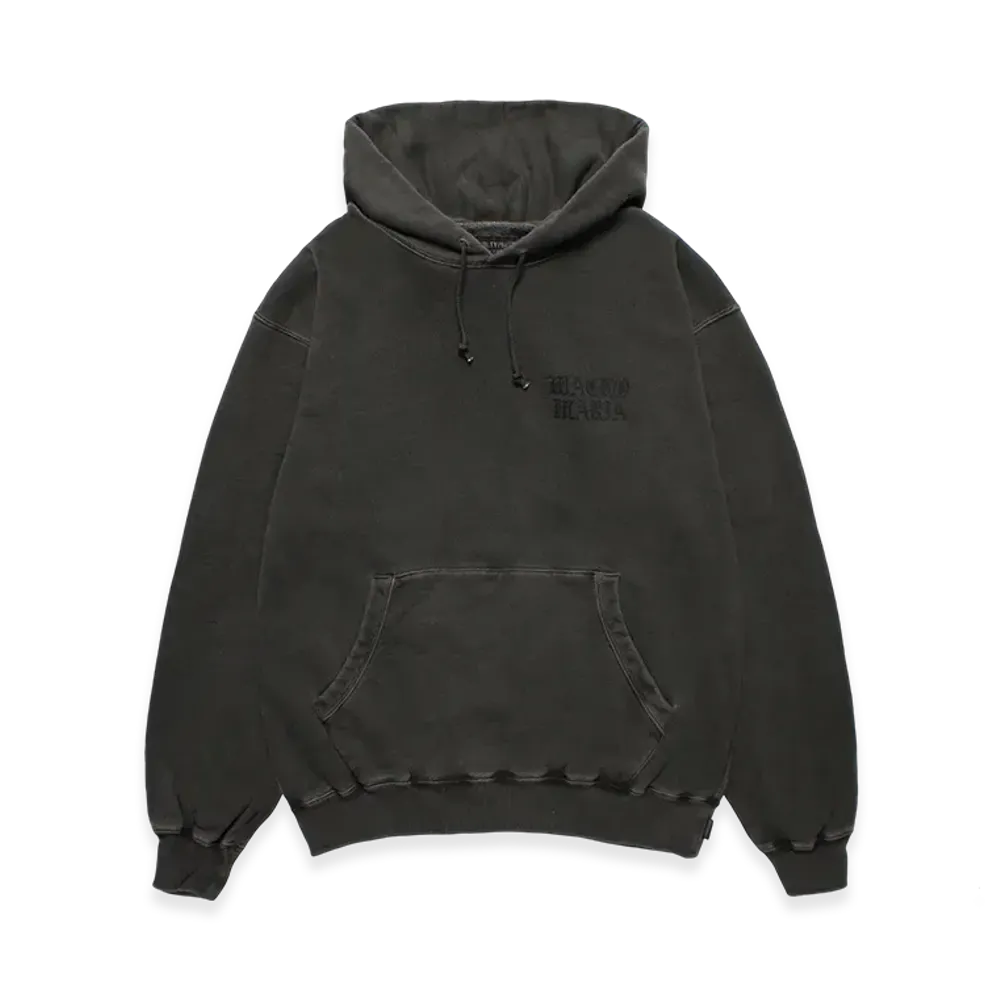 WACKO MARIA Death Row Records / Garment Dyed Hooded Sweat Shirt "Gray"