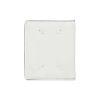 Maison Margiela Stitch Calfskin Bi-fold Wallet "White"