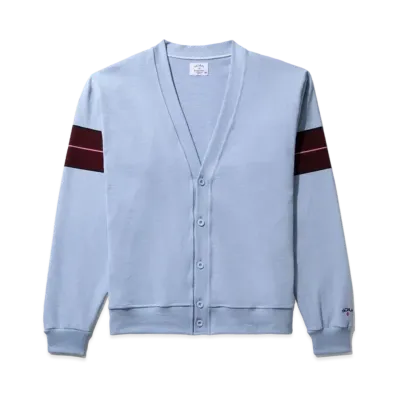 Noah Sleeve Stripe Rugby Cardigan "Powder"