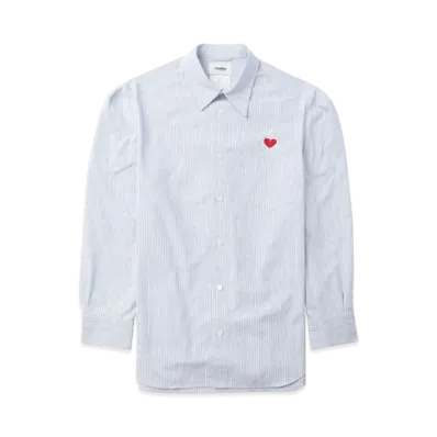doublet Robot Shoulder Stripe Shirt "Blue White"
