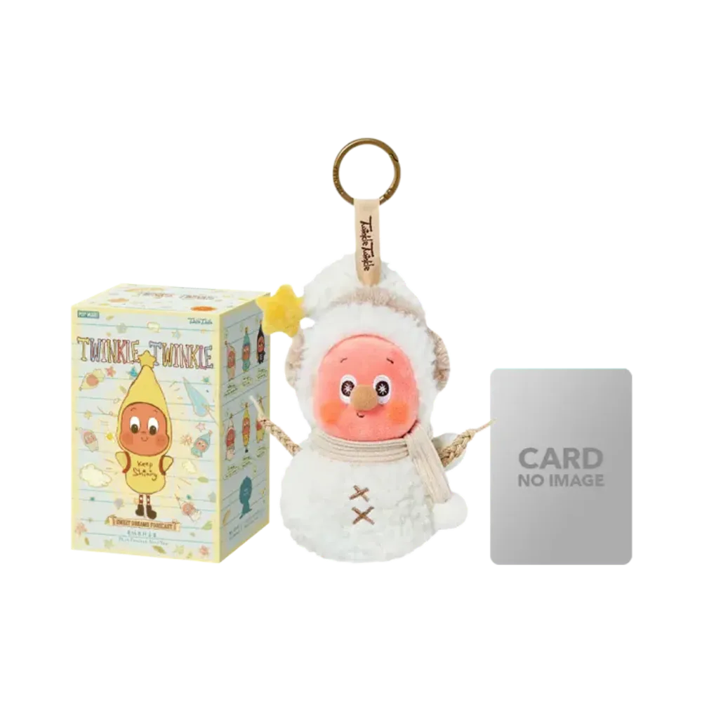 POP MART Twinkle Twinkle Sweet Dreams Forecast Series-Plush Pendant Hug from Snowman