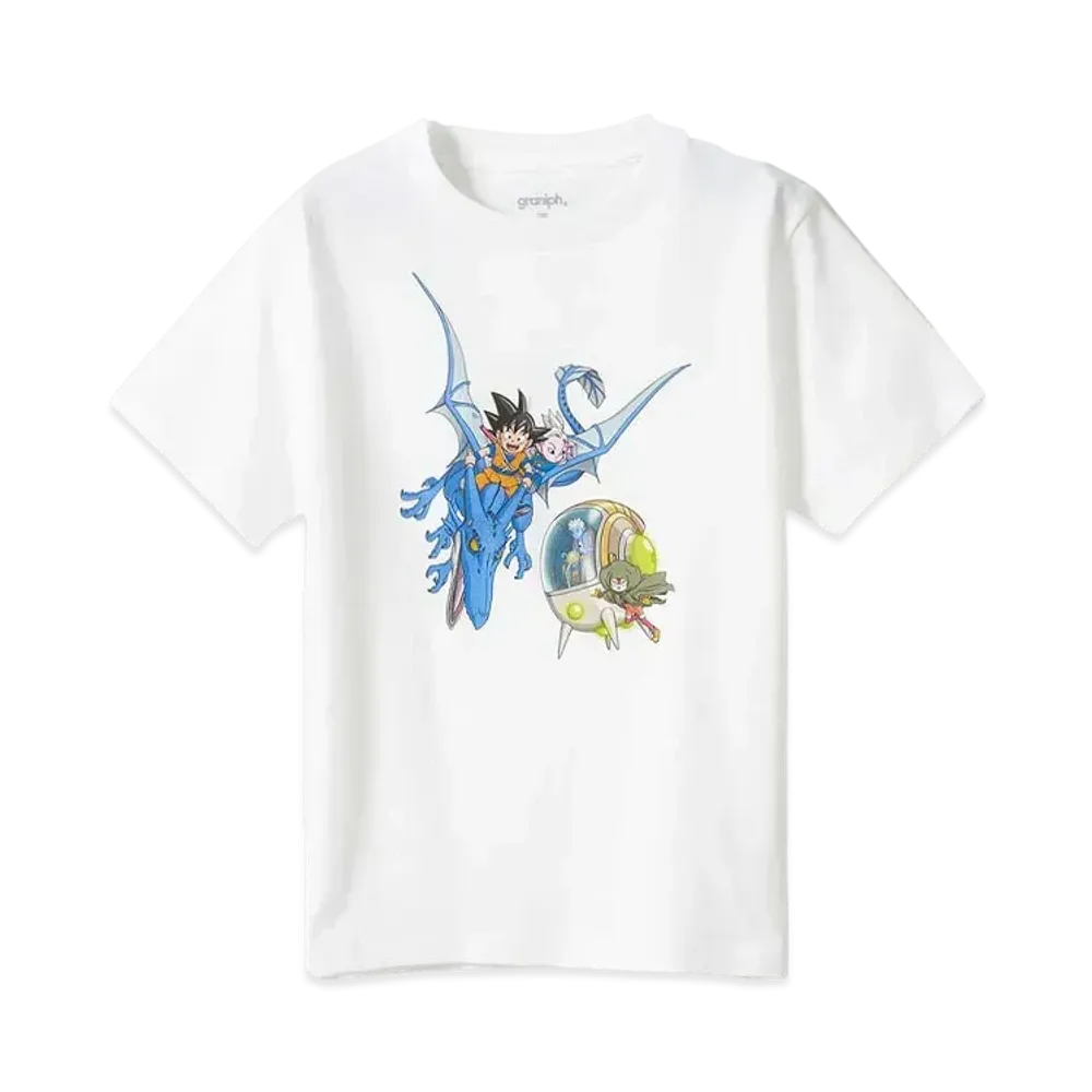 graniph x Dragon Ball DAIMA Kids T-Shirts "White"