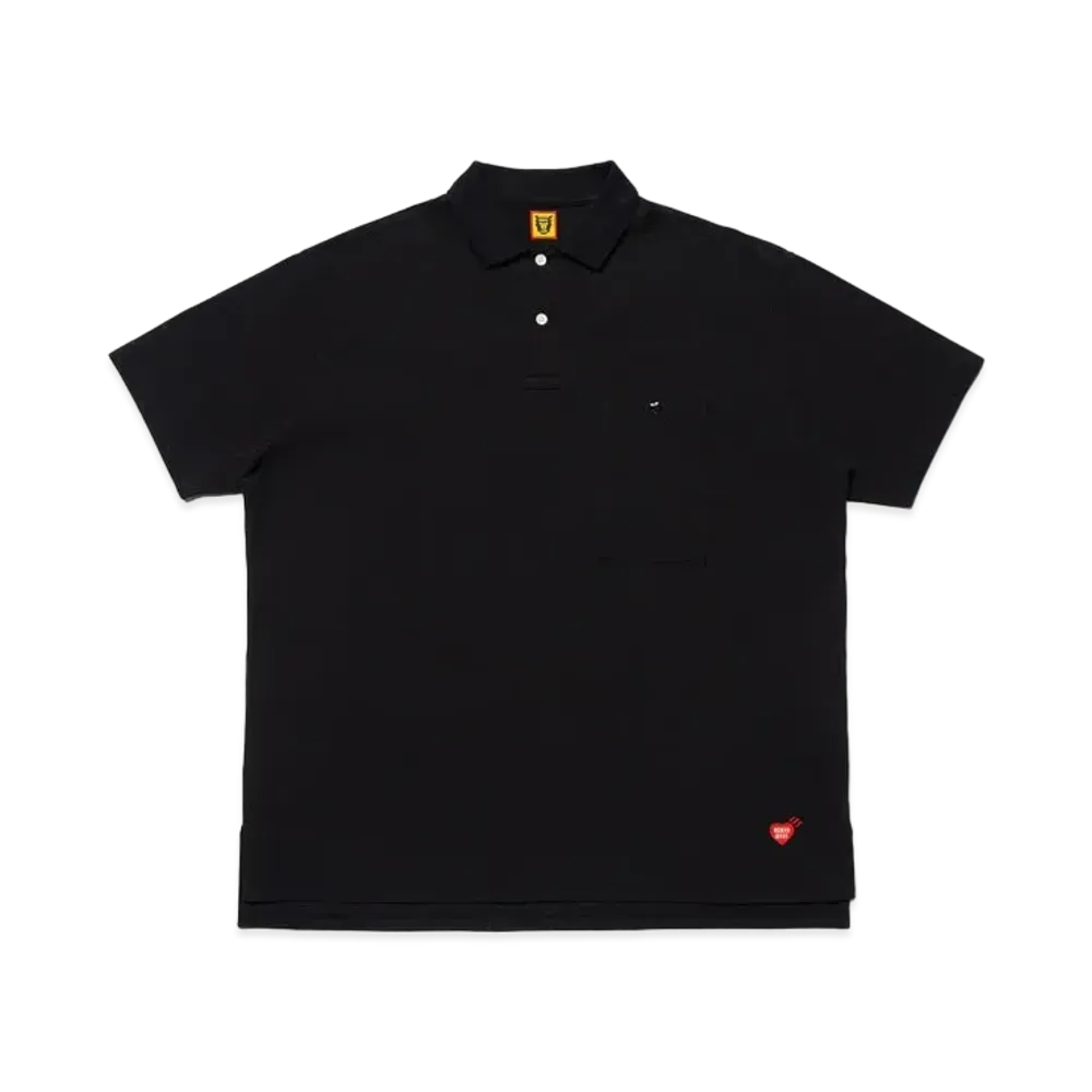 HUMAN MADE Big Polo Shirt "Black"