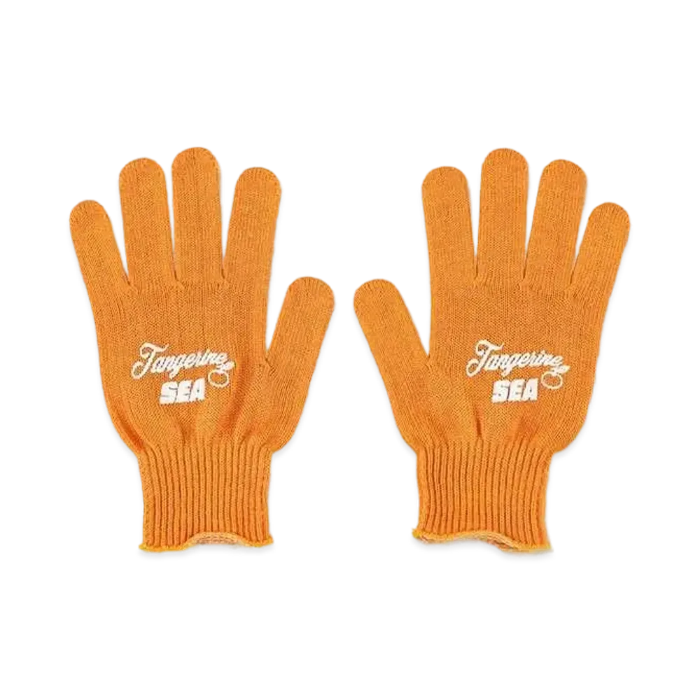 WIND AND SEA x Tangerine Cotton Gloves "Tangerine"