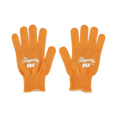 WIND AND SEA x Tangerine Cotton Gloves "Tangerine"