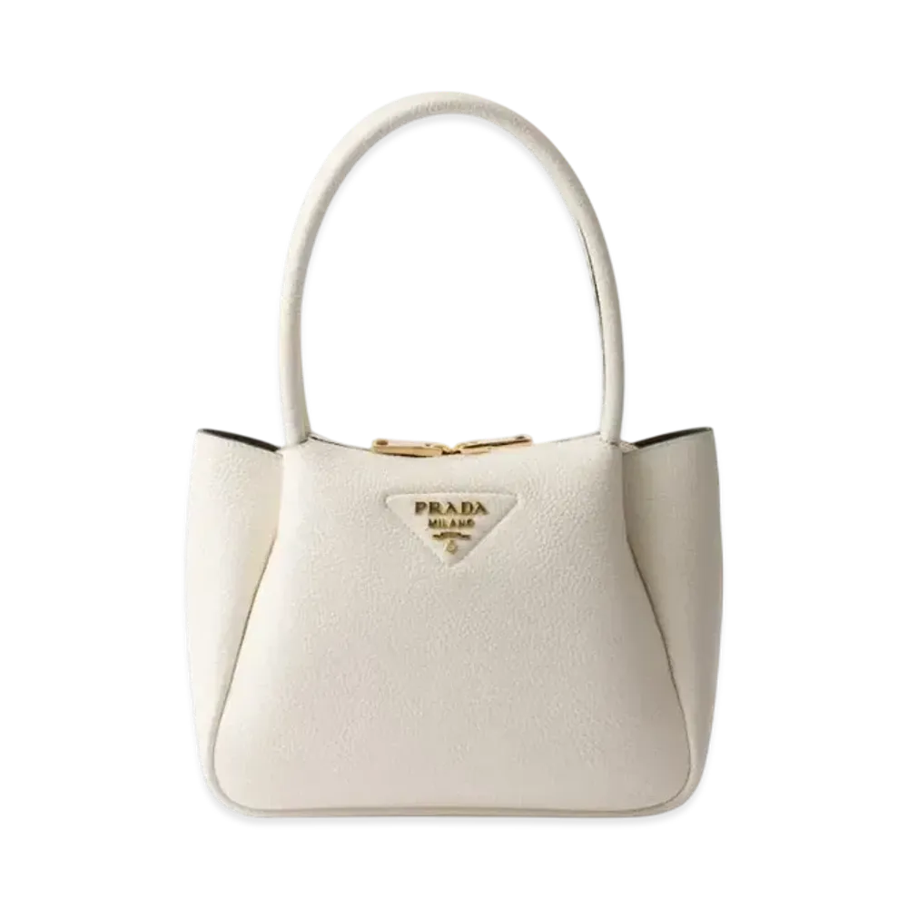 PRADA Small Leather Bag "White"