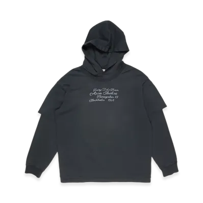 Acne Studios Layered Sweatshirt "Black"