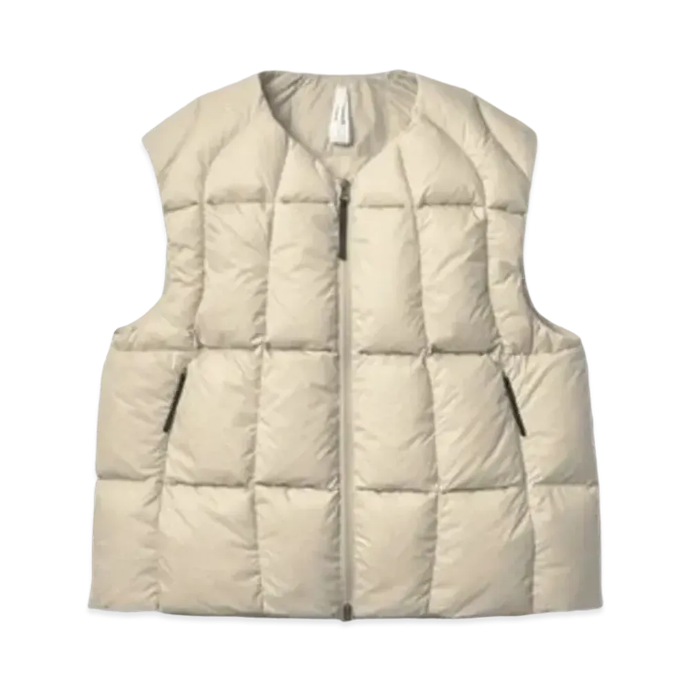 Goldwin 0 Three-Dimensional Down Light Vest (Unisex) "Oatmeal"
