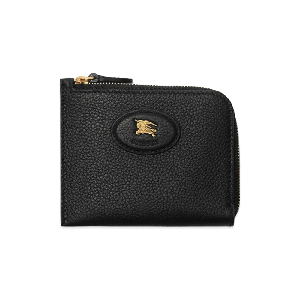Burberry Women's Bloomsbury Zip Wallet & Card Case "Black/Calico Beige"