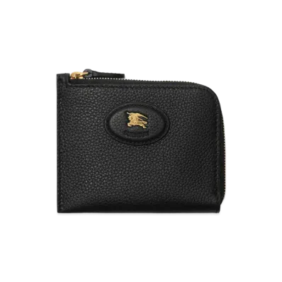 Burberry Women's Bloomsbury Zip Wallet & Card Case "Black/Calico Beige"