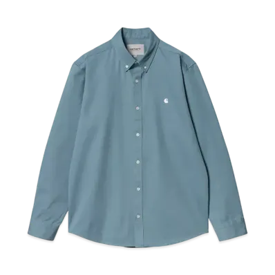 Carhartt WIP L/S Madison Shirt "Icy Water/Wax"