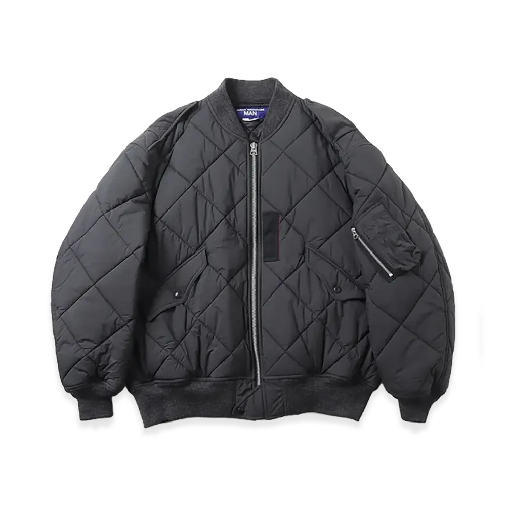 JUNYA WATANABE MAN Nylon Ripstop Quilting "Black"