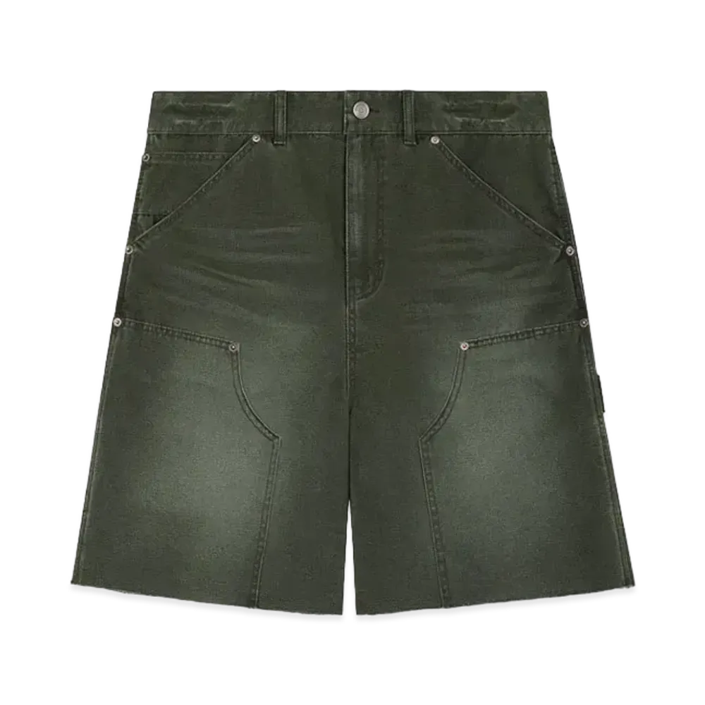 WE11DONE Bermuda Carpenter Pants "Khaki"