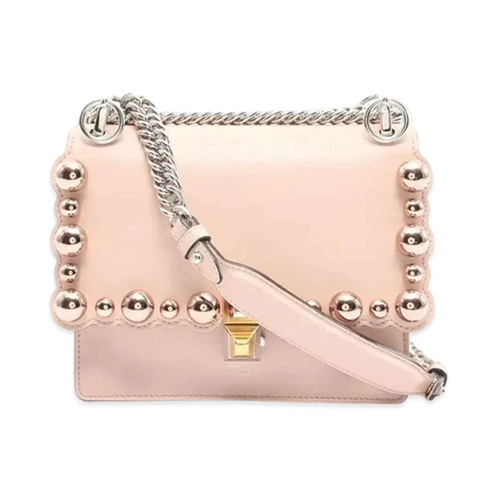 FENDI Mini Kani Chain Shoulder Bag "Pink"