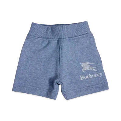 Burberry Kids Cotton Shorts "Light Blue"
