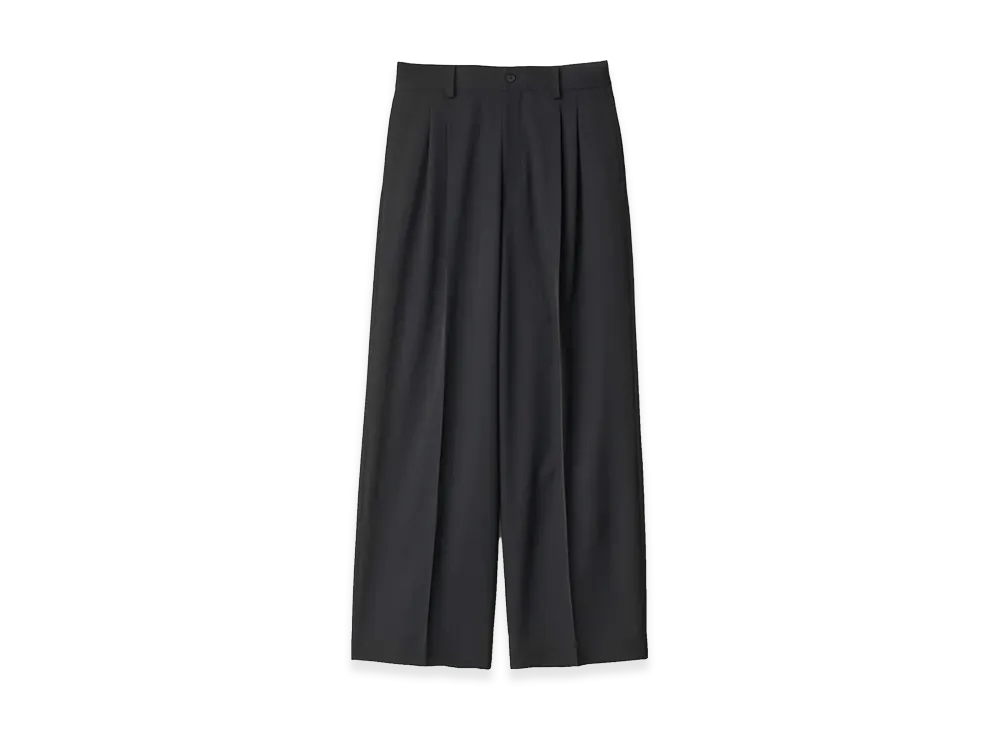 ssstein Long Wide Trousers "Black"