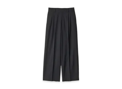 ssstein Long Wide Trousers "Black"