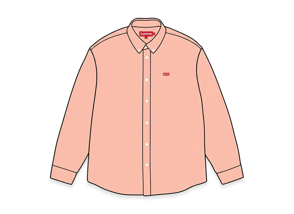 Supreme Small Box Denim Shirt "Pale Pink"