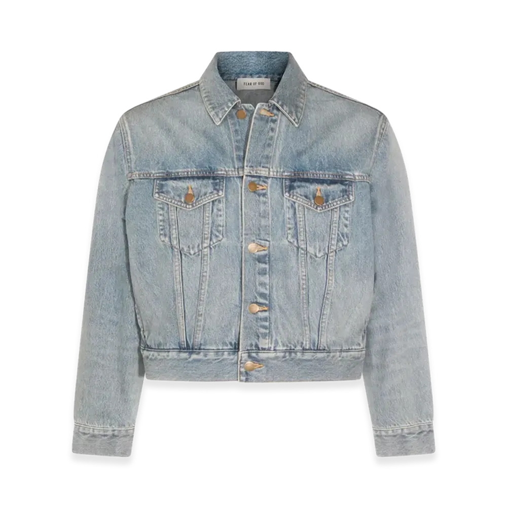 FEAR OF GOD Trucker Jacket "Light Blue"