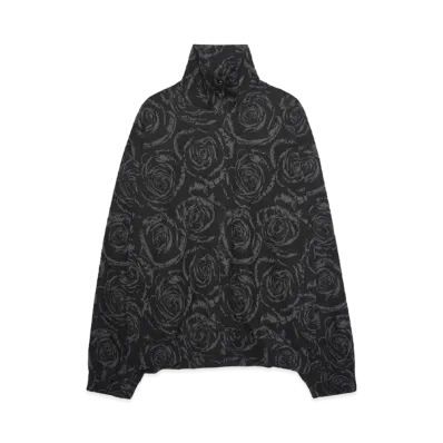 LAD MUSICIAN COTTON JERSEY ROSE JQ TRACK JK "BLACK x CHARCOAL"