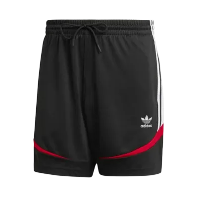 adidas Archive Shorts "Black/Better Scarlet"
