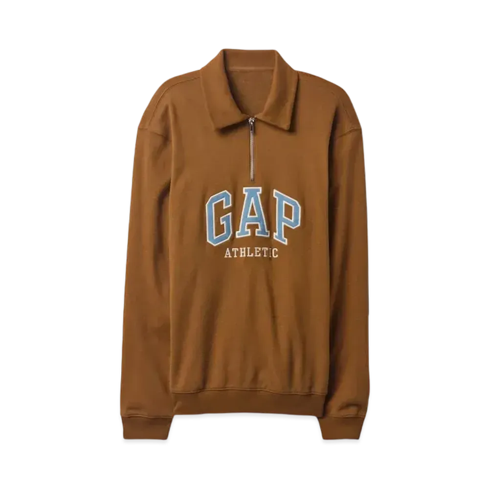 GAP Vintage Soft Athletic Logo Polo Sweat Trainer "Bright Brown"