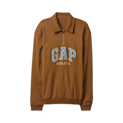 GAP Vintage Soft Athletic Logo Polo Sweat Trainer "Bright Brown"