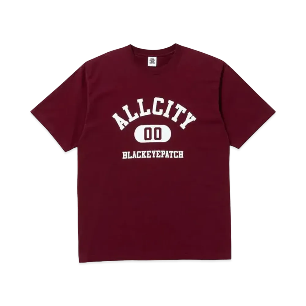 BlackEyePatch All City College Tee "Burgundy"