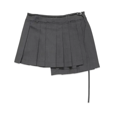 Acne Studios Pleated Skirt "Dark Grey"