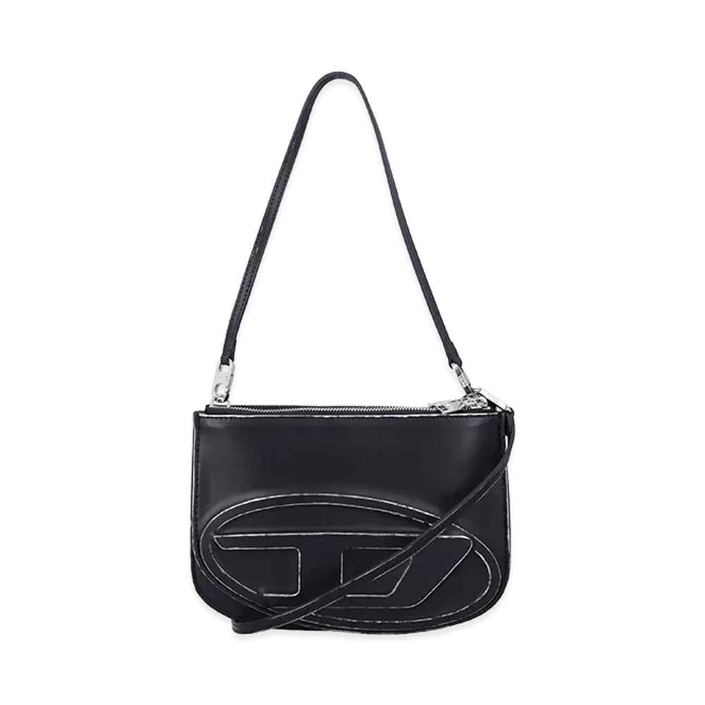 Diesel Women's Leather 1Dr Shoulder Bag "Black"