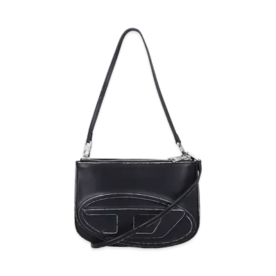 Diesel Women's Leather 1Dr Shoulder Bag "Black"