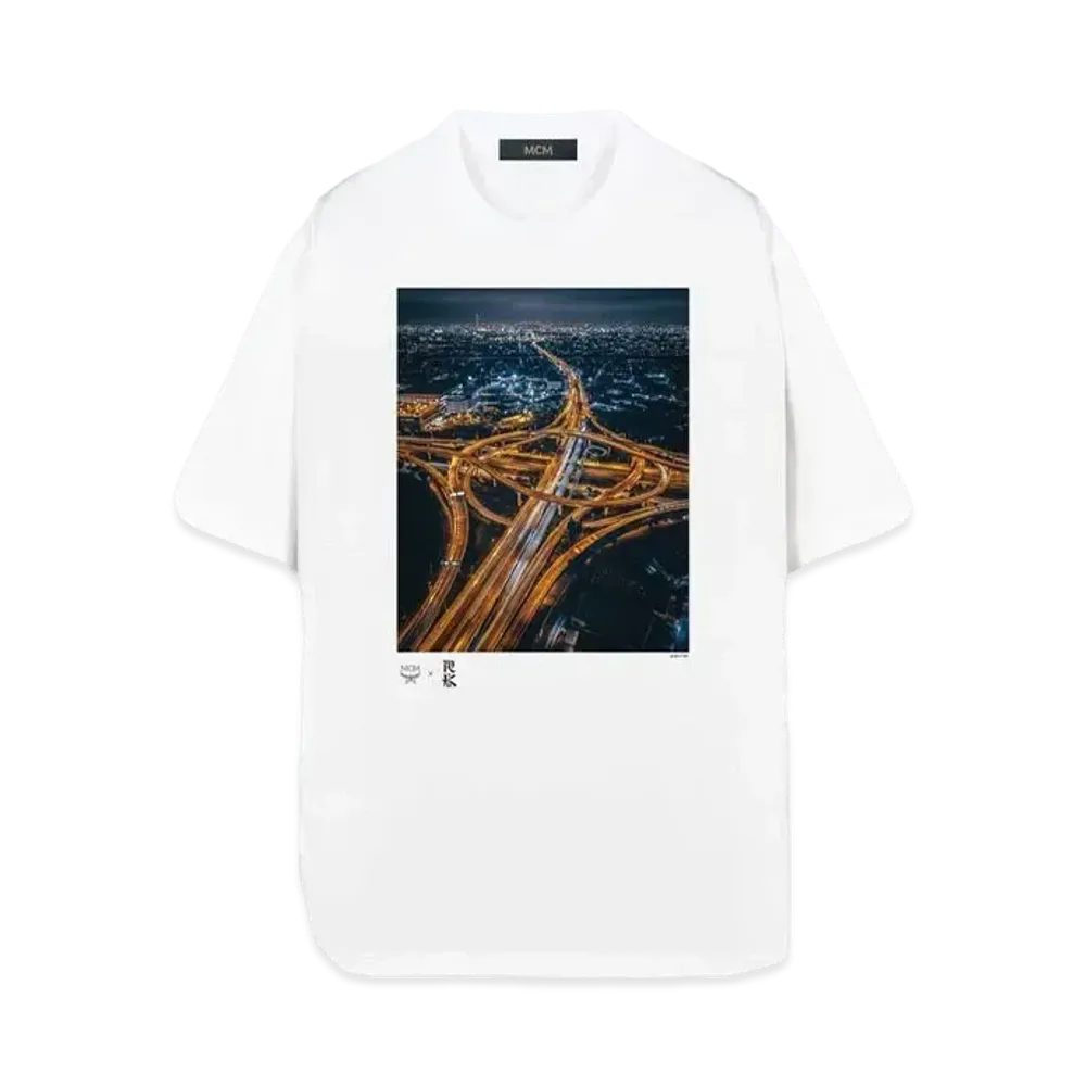 RK x MCM UNISEX SPECIALSELECTION SOUVENIR T-SHIRT "WHITE1"