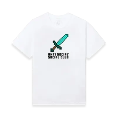 ANTI SOCIAL SOCIAL CLUB x Minecraft Sword Tee "White"
