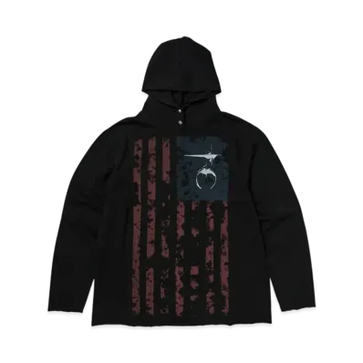 THUG CLUB Old Glory Hoodie "Khaki"