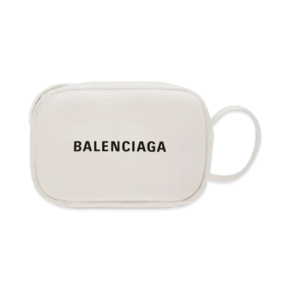 BALENCIAGA Everyday Camera Bag Leather "White"