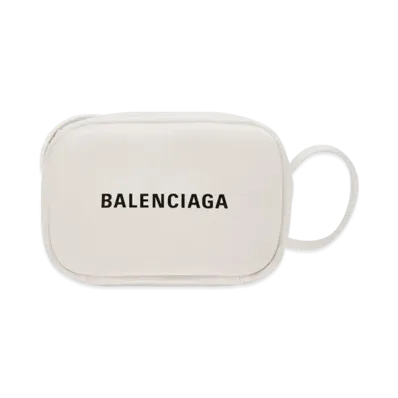 BALENCIAGA Everyday Camera Bag Leather "White"