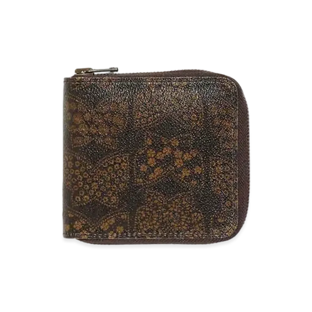 Needles SINGLE WALLET - PAPILLON PVC "Brown"