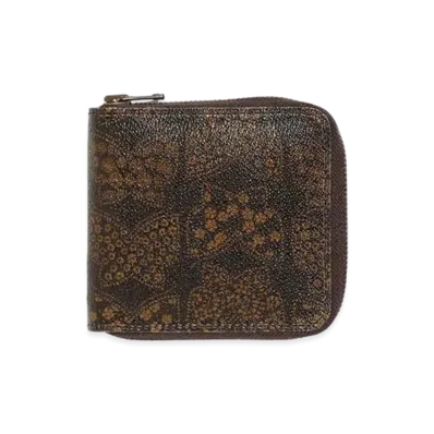 Needles SINGLE WALLET - PAPILLON PVC "Brown"