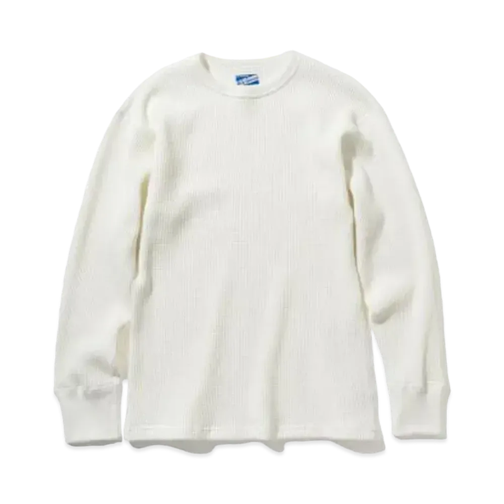 THE REAL McCOY'S TUBE KNIT THERMAL L/S "Milk"