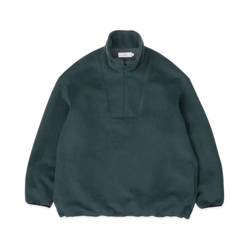 Graphpaper Wool Alpaca Boa Anorak Blouson "Green"