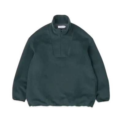 Graphpaper Wool Alpaca Boa Anorak Blouson "Green"
