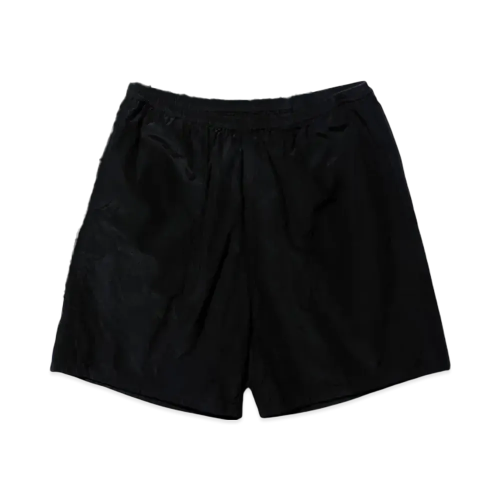 A.PRESSE Silk Taffeta Board Shorts "Black"