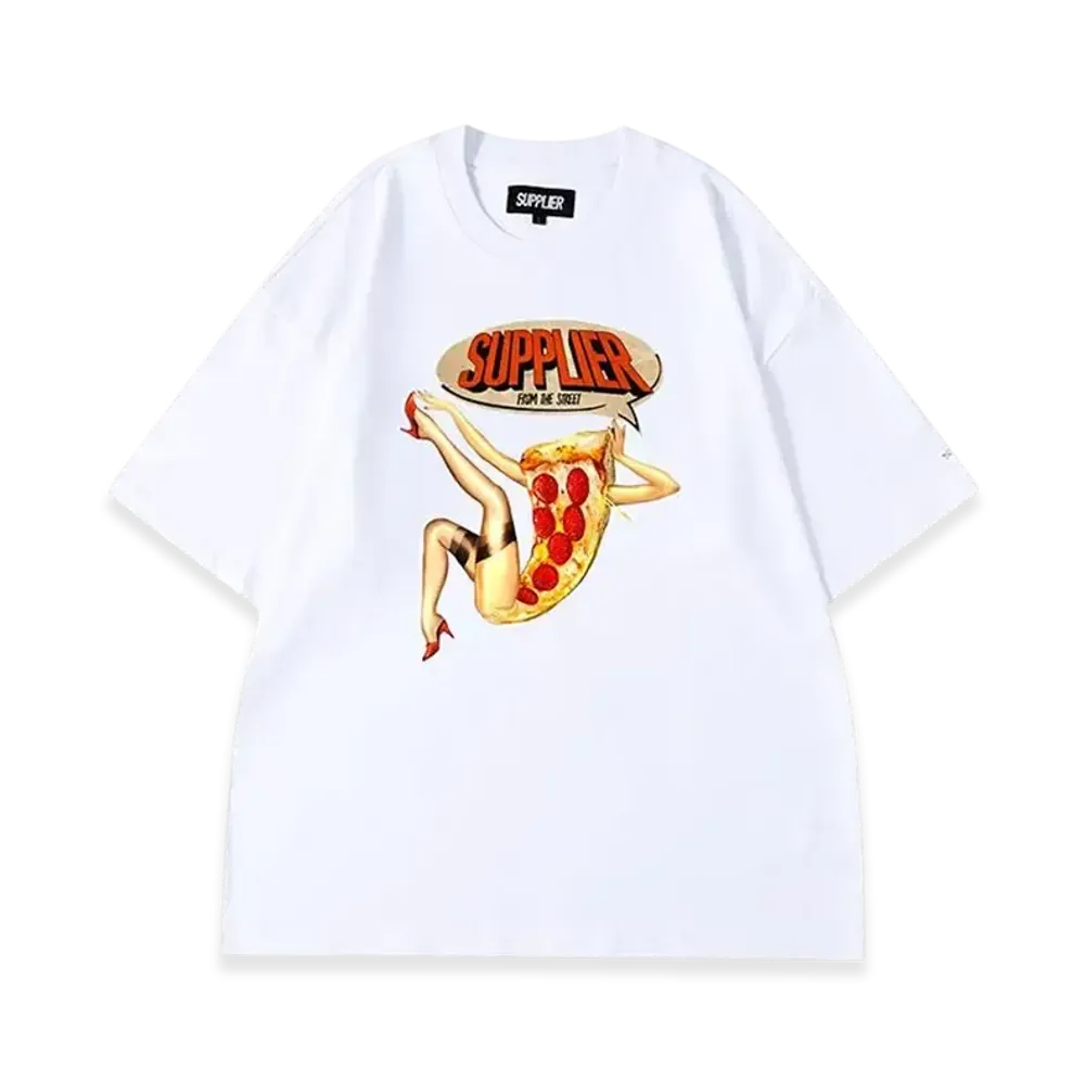SUPPLIER S/S Pizza T-Shirt "White"