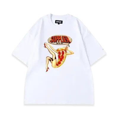 SUPPLIER S/S Pizza T-Shirt "White"