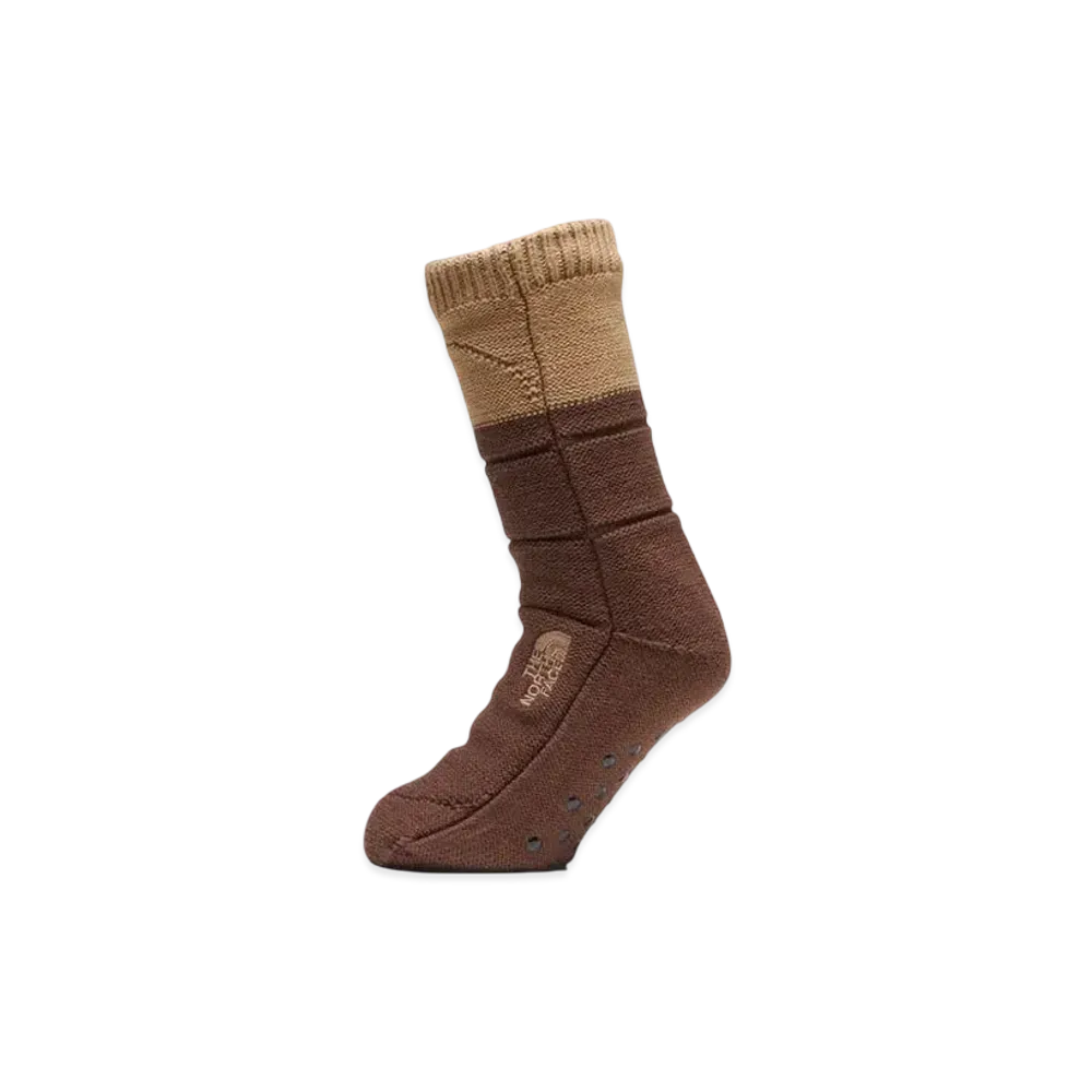 The North Face Nuptse Bootie Socks "Utility Brown x Demi Tasse Brown"