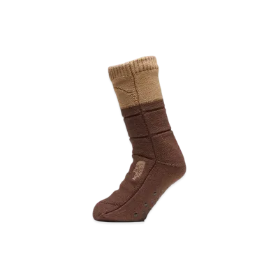 The North Face Nuptse Bootie Socks "Utility Brown x Demi Tasse Brown"