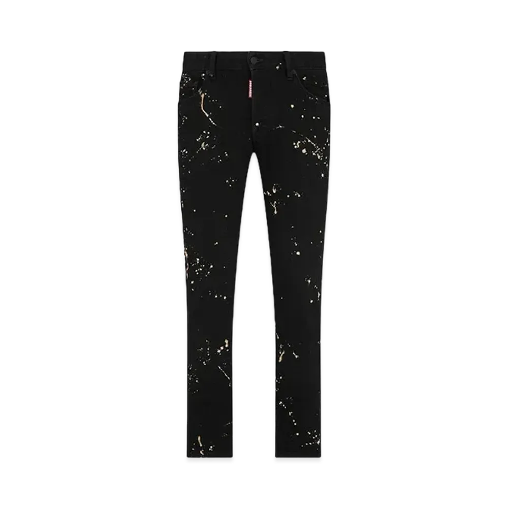 Dsquared2 Icon Black Milky Wash Skater Jeans "Black"