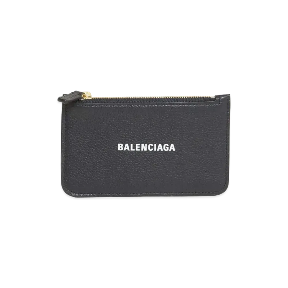 BALENCIAGA Cash Long Coin and Card Holder "Black"