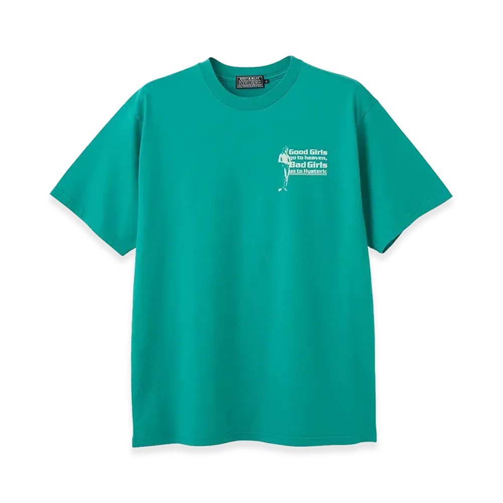 HYSTERIC GLAMOUR Good Bad Girls T-Shirt "Green"